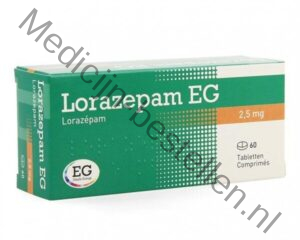 LORAZEPAM EG 2.5MG 60 TABLETTEN